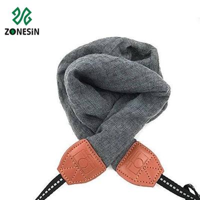 China Loosen Strap Wholesale Gray Vintage Canvas Scarf Camera Quick Release Shoulder Belt from ZONESIN for sale