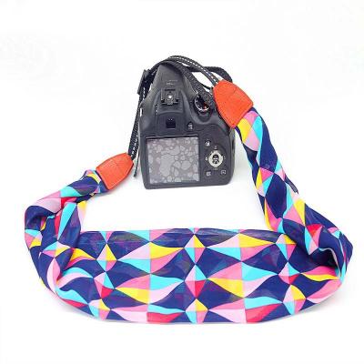 China ZONESIN Cotton Fashion 3 Colors Cloth Camera Scarf Camera Strap Soft Fit For DSLR/SLR/Digital Cameras for sale