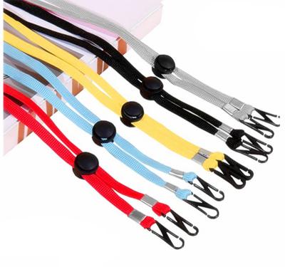 China For Adjustable Facemask Hanger ZONESIN Facemask Strap Supplement Lanyard Wind Rope With Double Clip for sale