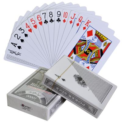 China Factory Price Binwang Plastic Paper Material Cheap Poker Playing Board Game Cards for sale