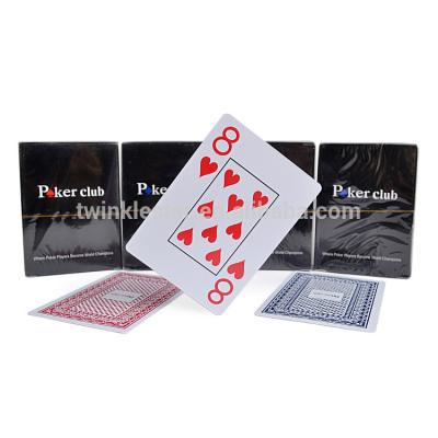 China Plastic In Stock Casino Poker Cards Poker Club Elephant Index 100% Waterproof PVC Plastic Playing Cards for sale