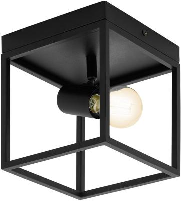 China Multi Bulbs Living Room Black Kitchen Lamp Hallway Lamp Outdoor Mounted Modern Industrial Ceiling Lamp Multi Bulbs Ceiling Light with E27 Socket for sale