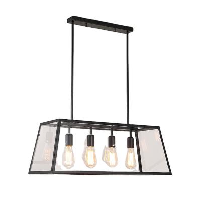 China Modern Industrial Indoor Chandelier Pendant Lights Iron Vintage Lamps For Restaurant Home Decor Kitchen Nordic Retro Industrial Light for sale