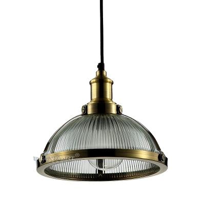 China 2021 New Design Office Chandelier Creative Antique Bronze Glass Lamp Decoration Hanging Iron Pendant Light for Bedroom and Office for sale