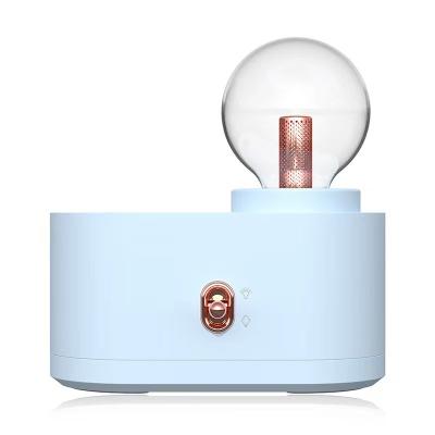 China Multifunctional Portable Mini Night Light Decibel Home Car Humidifier H08 Large Capacity Air Charging Wireless Humidifier for sale