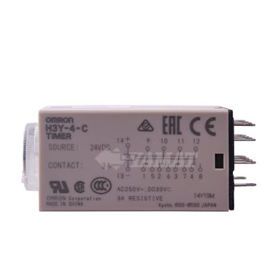 China Original YAMAT H3Y-4-C 10s DC24V Omron Timer H3Y-4-C 10s DC24V Solid State Timer for sale