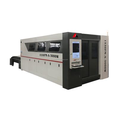 China 2000W 3000W 4000W Programmable Automatic Laser Cutting Machines Steel Reciprocating Laser Cutting Worktable CE Granted for sale