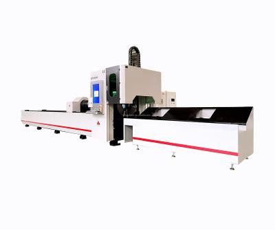 China D450 x6000mm 6000W Programmable Pipe And Tube Laser Cutting Machines BOAO Laser China for sale