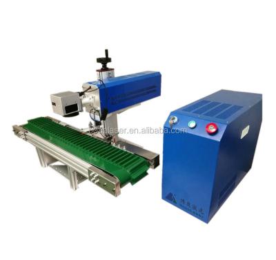 China Laser Marking Pen Fiber Laser Marking Machine with Conveyor Belt for sale