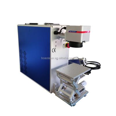 China Laser engraving barcode laser marking machine high speed.20w cheap price with high quality .2 time .free spare parts warranty year for sale