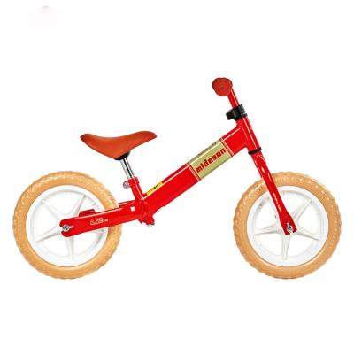 China 2021 Aluminum Alloy Mini Light Weight Aluminum Alloy Balance Bike 12 Inch Wheel Balance Cycle For Kid Red for sale