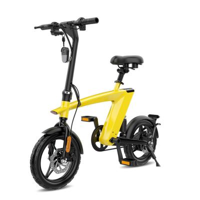 China New Aluminum Alloy Fashion Electric Bike Mini Electric Scooter 48V or 36V Two Options Lithium Battery Light Weigh Folding E-Bike for sale