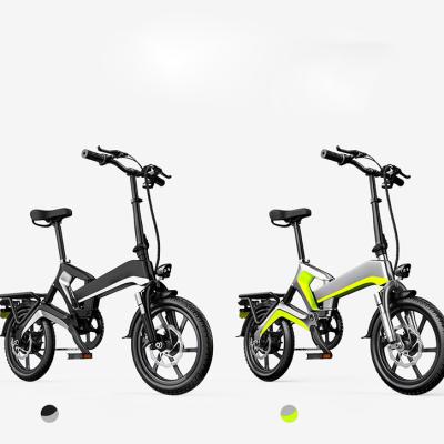 China Aluminum alloy 20 inch new design electric bicycle 48V 400W lithium battery folding mini e-bike super light 17kgs for sale