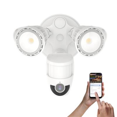 China Residential LED Security Light Motion-Activated HD Two Way Security Cam Maintenance Smart Light APP Controlled for sale