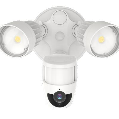 China Motion sensor+camera+wifi LED security light with camera motion sensor and two smart head for sale