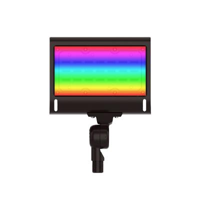 China Theme Park App Colorful Homelinking 50W RGB Flood Light Bracket Mount Light for sale