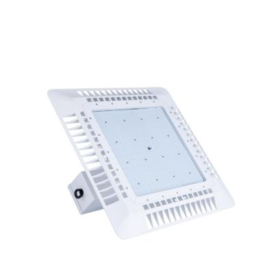 China Slim Hotel Canopy Mount LED Light Fixture Canopy Light Square Ceiling Lamp 40W 60W 80W 100W 120W 150W for sale