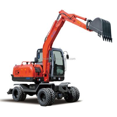 China Cultivate new condition factory direct wheel hydraulic excavator for sale for sale