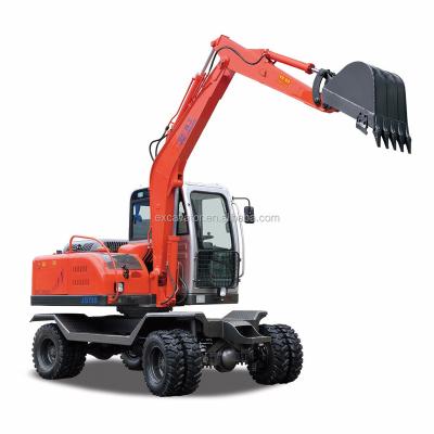 China Hotels factory direct sale wheel excavator cheap price for sale for sale