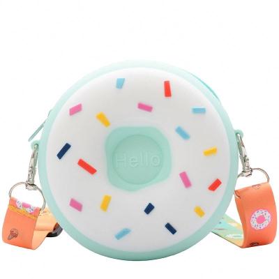 China 2021 New Fashion Girls Lovely Fashion Girls Silicone Gift Cute Colorful Clear Cross - Designers Mini Kids Body Purses and Handbags for sale