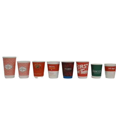 China Disposable 12oz Custom Printed High Quality Double Wall Coffee Or Tea Paper Cups for sale