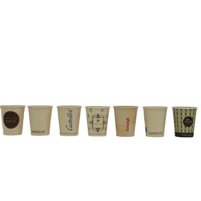 China Disposable Automatic Paper Cup Making Disposable Bamboo Pulp Tea Cups for sale