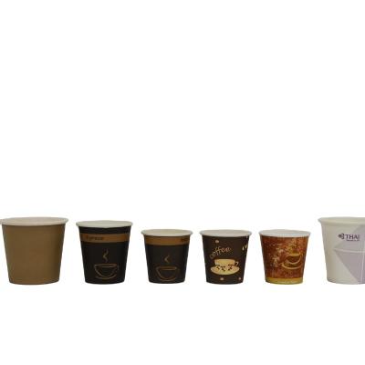 China Disposable 2.5oz - 32oz small and large paper cup size tea or coffee paper cups for sale