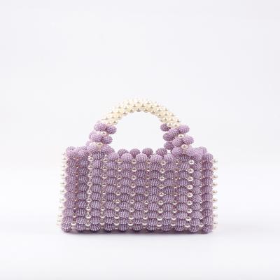 China 2021 Luxury and fashion high quality beaded evening ladies clutch bag fashion luxury handbags women hand purses for sale