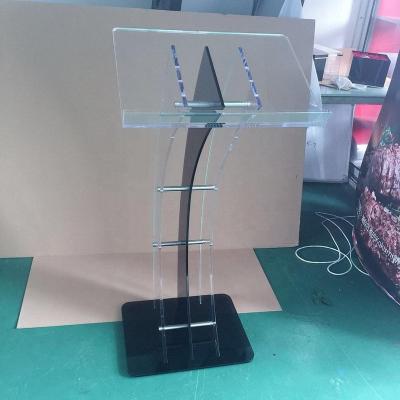 China Waterproof Hot Sale Custom Amazon Acrylic Church Podium , Acrylic Podium Lectern for sale