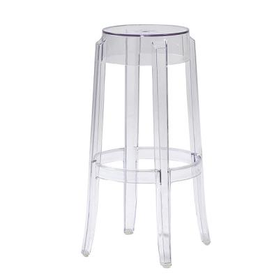 China Clear Acrylic Farmhouse Bar Chairs for sale