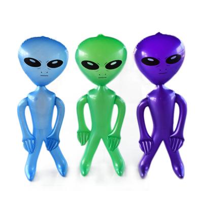 China Eco - Friendly Promotion Party Decorations Toys PVC Inflatable Alien Toys for sale