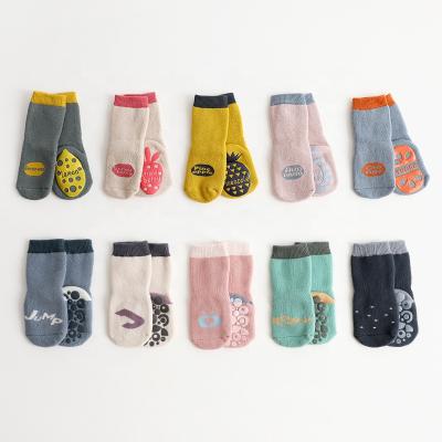 China Breathable Baby Boy Winter Socks Cartoon Children Thick Warm Floor Girls Non-slip Socks for sale