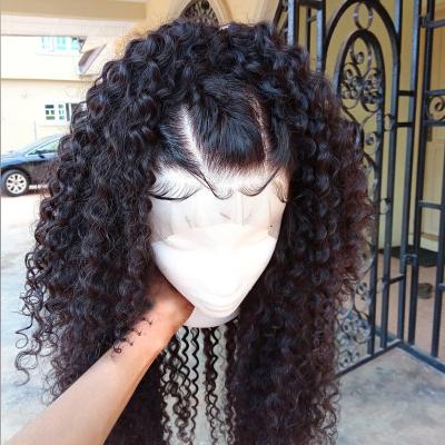 China GL Wholesale 100% Remy Human Hair Deep Wave Brazilian Straight Bundles With Lace Closure Frontal Wigs For Black Woman for sale