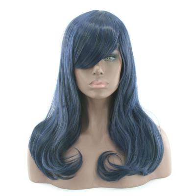 China Peluca Sintetica Cheap European American Headwear Long Body Wave Cost Curly Hair Dyeing Big Body Wave Synthetic Wigs for sale