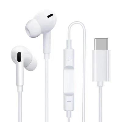 China Type-C Headband USB C Headphones Wired Control With Microphone High Fidelity USB C Headset In-Ear Stereo Earphone For Xiaomi Huawei Samsung for sale