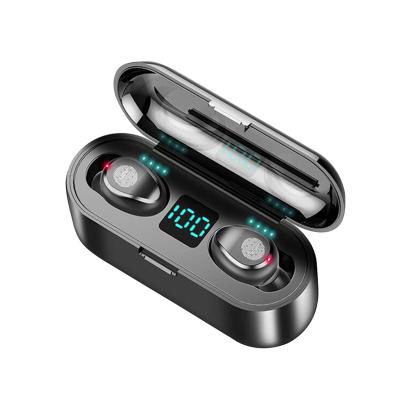 China Free Sample TWS BT5.1 Touch Control Sports Gaming In-Ear LED Display True Wireless Stereo Earbuds With 2000mAh Power Bank for sale