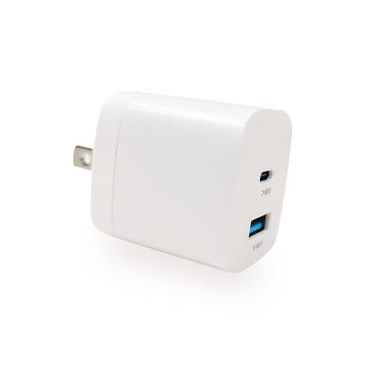 China QC 3.0 Quick Charger Palladium Fast Charger Have 20w 30w USB Type C Charger USB-C Dual USB C Power Adapter And A Ports With Folder AC Plug for sale