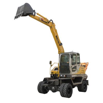 China 0.2m3 50KW 4860mm 6 Ton Bucket Wheel Excavator zu verkaufen