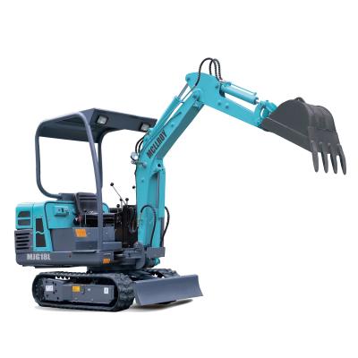 China 2km/H 19kw 1600kg Mini Hydraulic System Excavator zu verkaufen