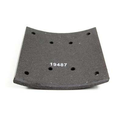 China High Performance Truck Spare Part WVA19487 WVA19495 Organic Brake System Brake Lining For MERCEDES-BENZ for sale