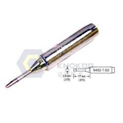 China Hakko N452-T-SD soldering tip for HAKKO DASH452/453 soldering iron handpiece for sale