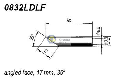 China ERSADUR 0832LDLF Long-Life Soldering Tip for ANALOG 60/60A,ANALOG 80/80A,DIGITAL 2000A for sale