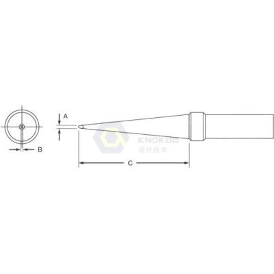 中国 Weller ETL soldering tip for Weller soldering station WES51,WESD51,iron EC1201A, PES51 販売のため