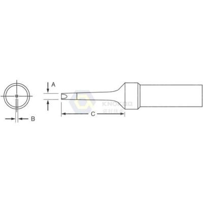 China Weller ETR soldering tip for Weller soldering station WES51,WESD51,iron EC1201A, PES51 for sale