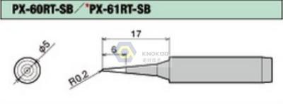 China Goot PX-60RT-SB Soldering Iron Tip for GOOT PX-501AS,PX-601AS,PX-701AS,PX-711AS,CXR-31/41 for sale