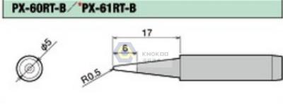 China Goot PX-60RT-B Soldering Iron Tip for GOOT PX-501AS,PX-601AS,PX-701AS,PX-711AS,CXR-31/41 for sale