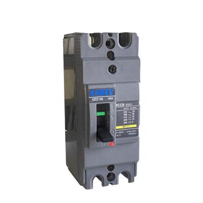 China High standard copper M&G mccb plastic silver ezc molded case circuit breaker 2p 3p for sale