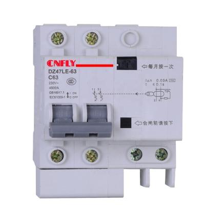 China 2P 4P 63A Earth Leakage Circuit Breaker ELCB 4.5K for sale