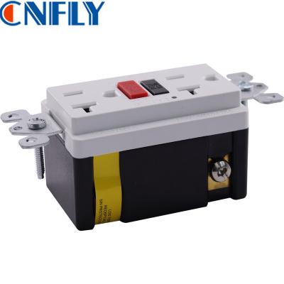 China Residential/General Purpose Ground Fault Circuit Interrupter GFCI Socket American Standard 20A 125V 120V 110V Receptacle for sale