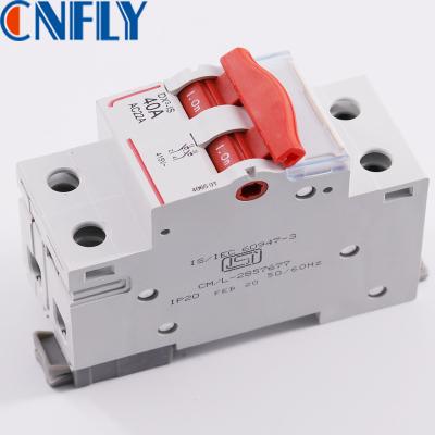 China ISOLATION AC22A 240V 415V DX3 - IS 2P 40A 63A 100A Mini Isolator Switch for sale